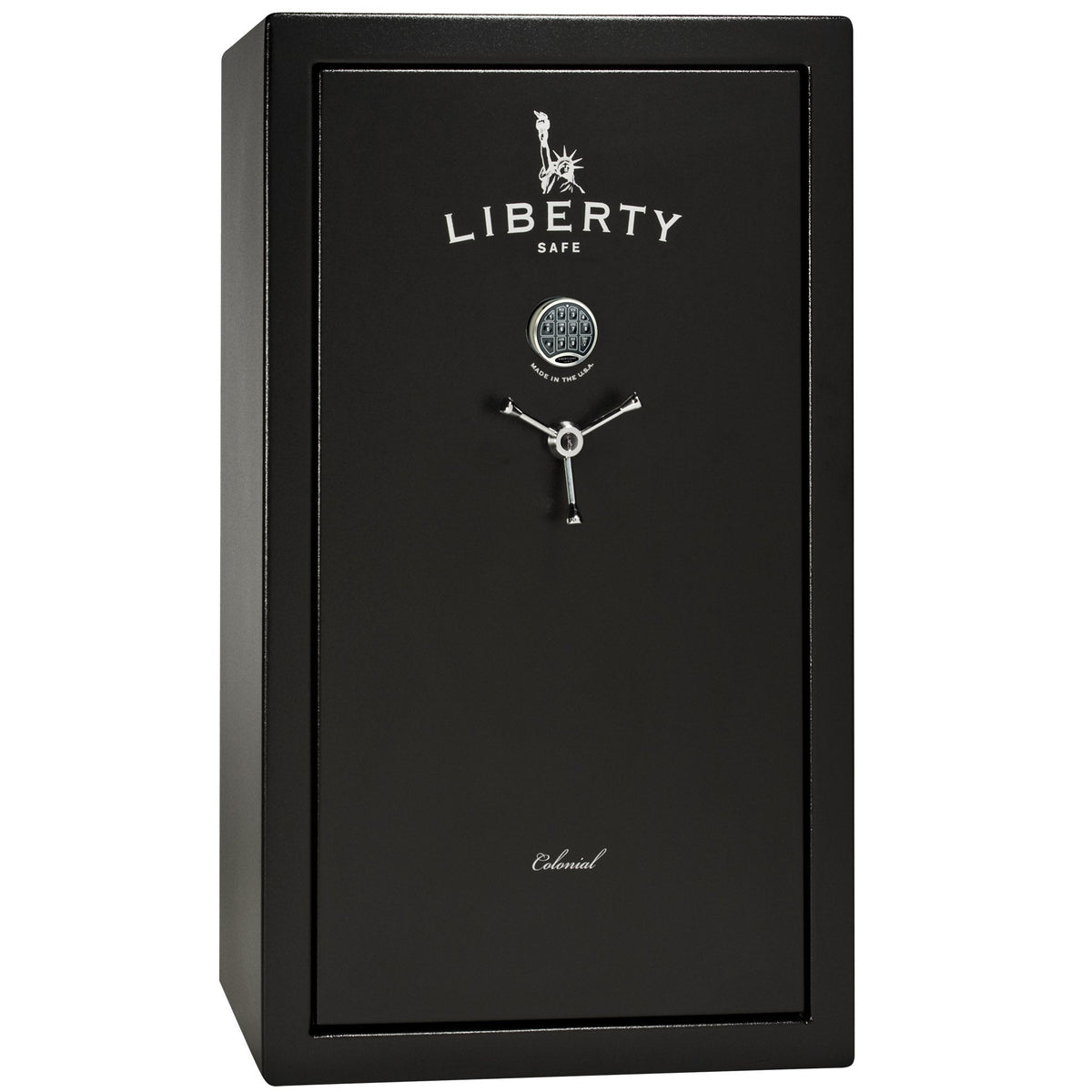 Colonial Series | Level 4 Security | 75 Minute Fire Protection | 30 PRO FLEX | DIMENSIONS: 60.5&quot;(H) X 36&quot;(W) X 22&quot;(D*) | Black Textured | Electronic Lock - Closed