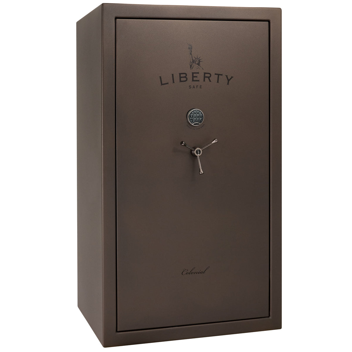 Colonial Series | Level 4 Security | 75 Minute Fire Protection | 50 PRO FLEX | DIMENSIONS: 72.5&quot;(H) X 42&quot;(W) X 27.5&quot;(D*) | Bronze Textured | Electronic Lock - Closed